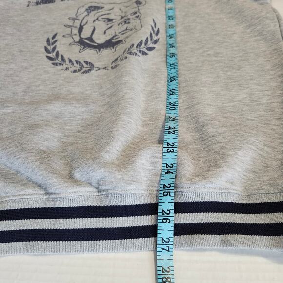 Yale University Men's Official Merch Sweatshirt Crewneck Medium Gray/Blue - Picture 8 of 10